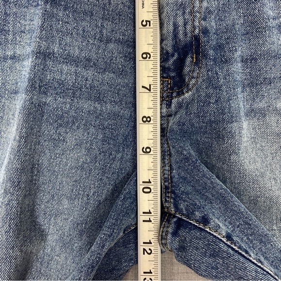 Aeropostale Curvy Mom Jeans Womens 2 Light Blue High Rise Tapered Leg - Picture 9 of 11